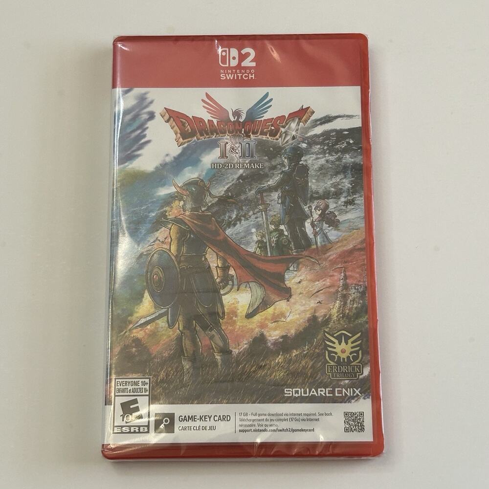 Dragon Quest I & II HD-2D Remake Nintendo Switch 2 Brand New
